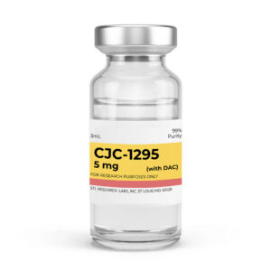 CJC-1295 5 mg with DAC research peptide vial from STL Research Labs