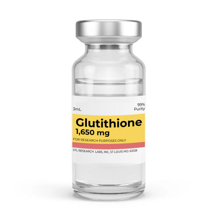 Glutathione 1,650 mg research vial from STL Research Labs