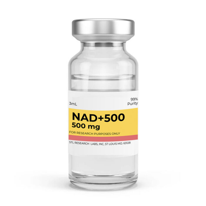 NAD+ 500 mg research vial from STL Research Labs