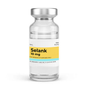 Selank 10 mg research peptide vial from STL Research Labs