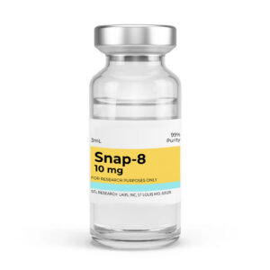 SNAP-8 10 mg research peptide vial from STL Research Labs
