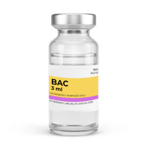 BAC 3 mL bacteriostatic water vial from STL Research Labs